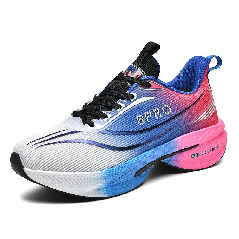 8Pro running shoes boys carbon plate ultra-light soft sole shock absorption summer mesh breathable children's student sports shoes