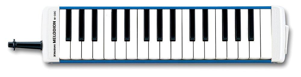 SUZUKI Клавиатурная губная гармошка Melodion Alto 32 клавиши Сделано в Японии Прекрасно звучащая модель с металлическим корпусом Твердый футляр M-32C