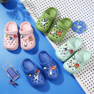 Детская обувь Hole Shoes, летний новый стиль, для мальчиков, Baotou, нескользящие сандалии с мягкой подошвой, для девочек, милая детская пляжная обувь