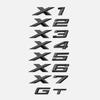 for M35i M40i M40d M50i M50d M60i X5M50d X1 X2 X3 X4 X6 X7 Car Trunk Badge Logo Sticker 2.6cm M Series Bond Numbers ABS Emblem