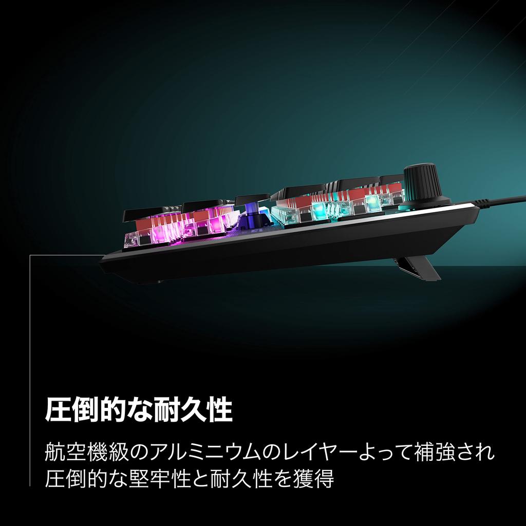 Компактная механическая RGB USB игровая клавиатура ROCCAT Vulcan TKL, модель с японской раскладкой JP, тихие линейные переключатели, без цифрового блока, немецкий дизайн (Красный эквивалент)