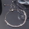 Adjustable Women's Zircon Bracelet - Tarnish-Free, Stylish, and Luxurious Design