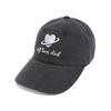 Net Social Club SELF LOVE PIGMENT WASHED CAP (BLACK)