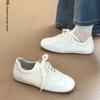 Новые весенне-осенние женские универсальные легкие спортивные повседневные туфли на плоской подошве, маленькие белые туфли для женщин