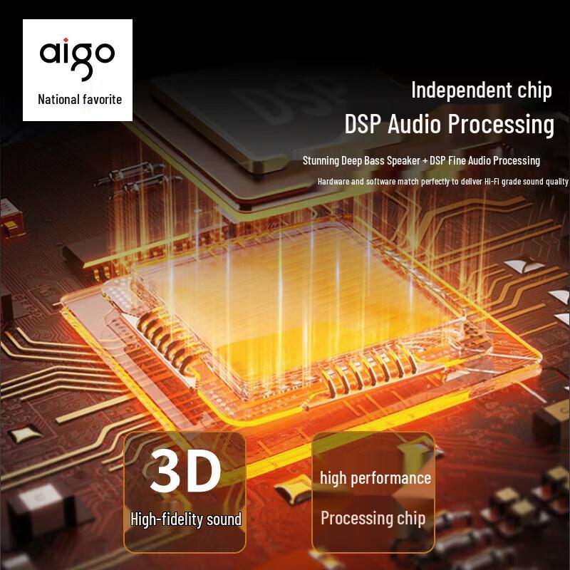 Aigo T190 Portable KTV Bluetooth Speaker with Dual Microphones