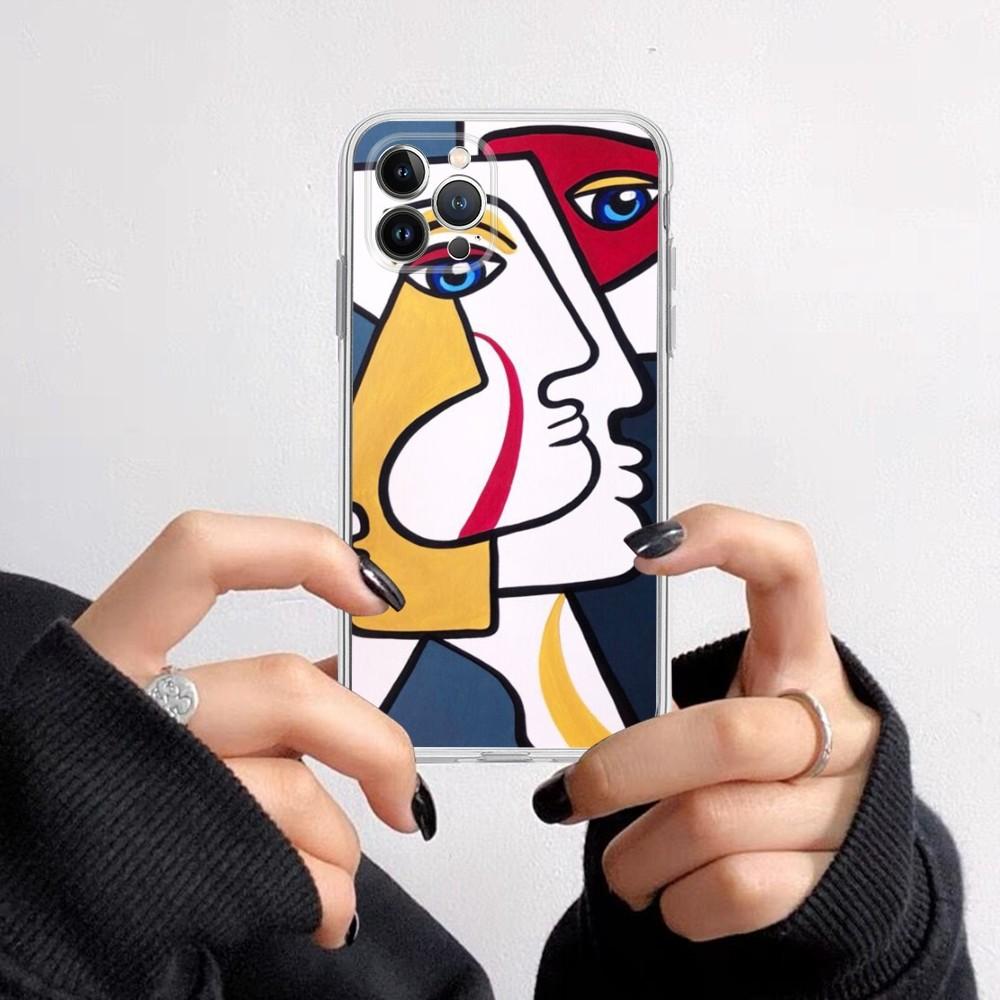 Абстрактная картина Пикассо Чехол для телефона Для iPhone 15 14 11 12 13 Mini Pro XS Max Чехол 6 7 8 Plus X XR SE 2020 Funda Оболочка