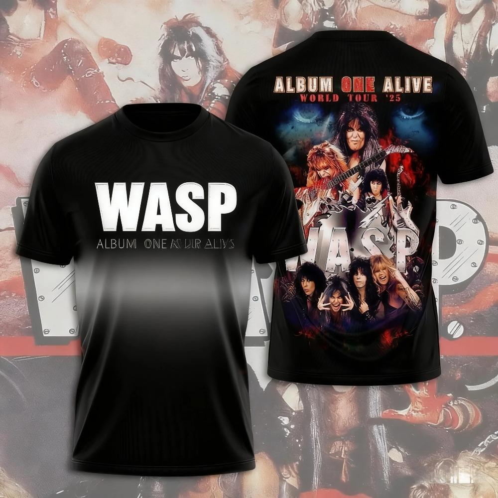 Горячие Аниме W.A.S.P Майки для Косплея Футболки 3D Печать Детские Мультяшные Футболки Летние Мужские Женские Харадзюку Короткий Рукав Y2k Топы