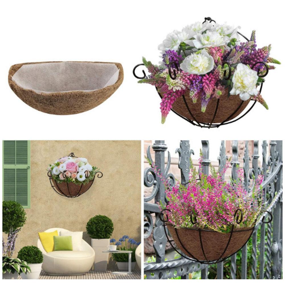 Белая подкладка Подвесная корзина из кокосового волокна Прочное волокно