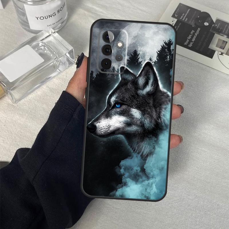 Чехол Волк Волки для Samsung Galaxy A53 A33 A23 A13 A14 A24 A34 A54 A52 A32 A22 A12 A51 A71 A21S