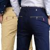 Мужские однотонные повседневные деловые брюки - Осень/Зима Корейский стиль