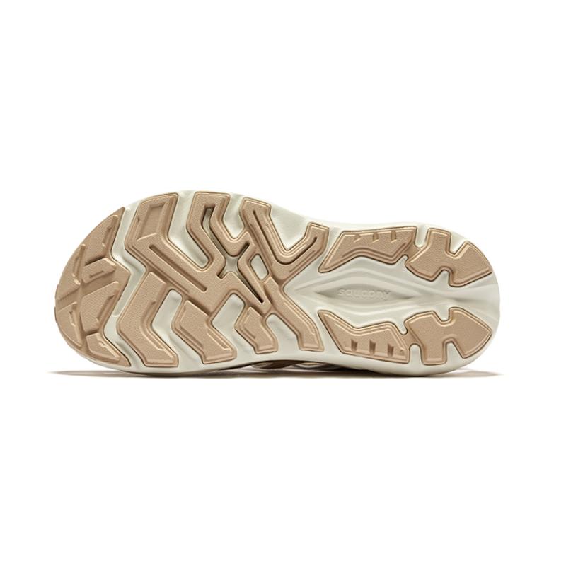 SAUCONY Кроссовки для бега с низким верхом, устойчивые к скольжению и истиранию, унисекс, светло-бежевые, Saucony S28904-3