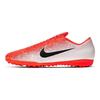 Nike Mercurial Vapor 12 Academy Скругленный носок Шнуровка TF Мужские Футбольные Бутсы Белый Оранжевый AH7384-801