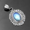 Natural Labradorite Gemstone Pendant, Handmade Jewelry, Gift For Her, Birthstone Gift, 925 Sterling Silver, Halloween Gift