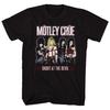 Motley Crue Shout At The Devil Мужская футболка Музыка Классический Рок Группа Футболка Черная