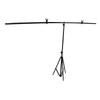 T Shape Background Stand Kit with Storage Bag 6.6x6.6ft Alloy Retractable Strong Backdrop Support System for Photo