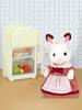 [Sylvanian] 5014-Шоколадный кролик-мама и холодильник (2202)