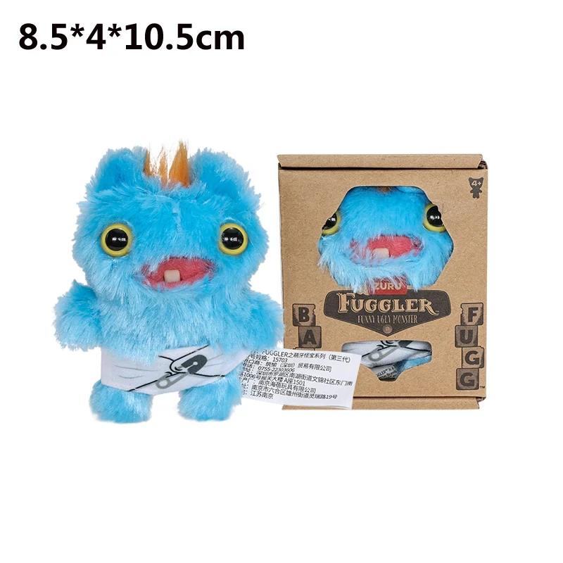 Плюшевая серия Fuggler Baby Мистер Иголки Смешной Уродливый Монстр Фуггс Манч Бешеный Кролик Широкоглазый Странный Мягкая Игрушка Кукла Подарок 9СМ
