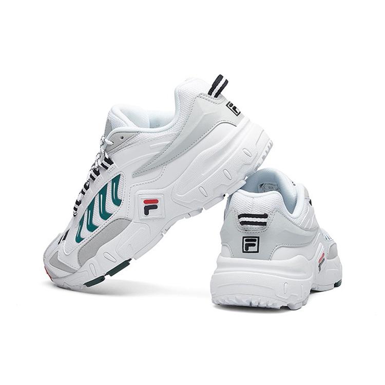 Fila Кроссовки для бега Серый/Белый/Зеленый Женские F12W031110FWG