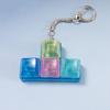 Cute 1 Buttons Keyboard Fidget Keychain Keyboard Clicker Mechanical Keyboard Keyring Stress Relief Toys Gift For Girlfriend
