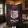 Attack on Titan Soft Comfortable All Seasons blanket Sofa Office Naps blanket Outdoor Travel throw Perfect Gift