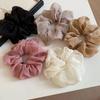 Solid Color Mesh Yarn Scrunchies Elastic Hair Ties Ropes for Women Girls High Ponytail Fashion Accessories Girls Casual Headwear
