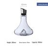 Crystal Glass Golden Mountain Waterfall Wine Decanter