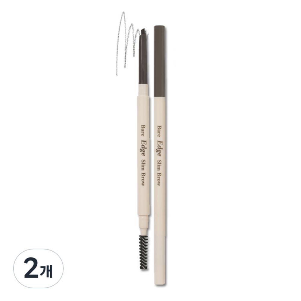 Etude Bare Edge Slim Brow 0,1 г, серо-коричневый, 2 шт.