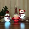 Children Xmas Gift LED Lamp Party Christmas Decoration Hanging Ornament Night Light Snowman Light