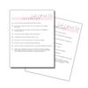 Lash Lift & Tint Consent Form, Intake Form, Aftercare Form | 75 Pack | 8.5x11" inch Paper Size Form | 25 Consent Forms, 25 Client Intake Forms, 25