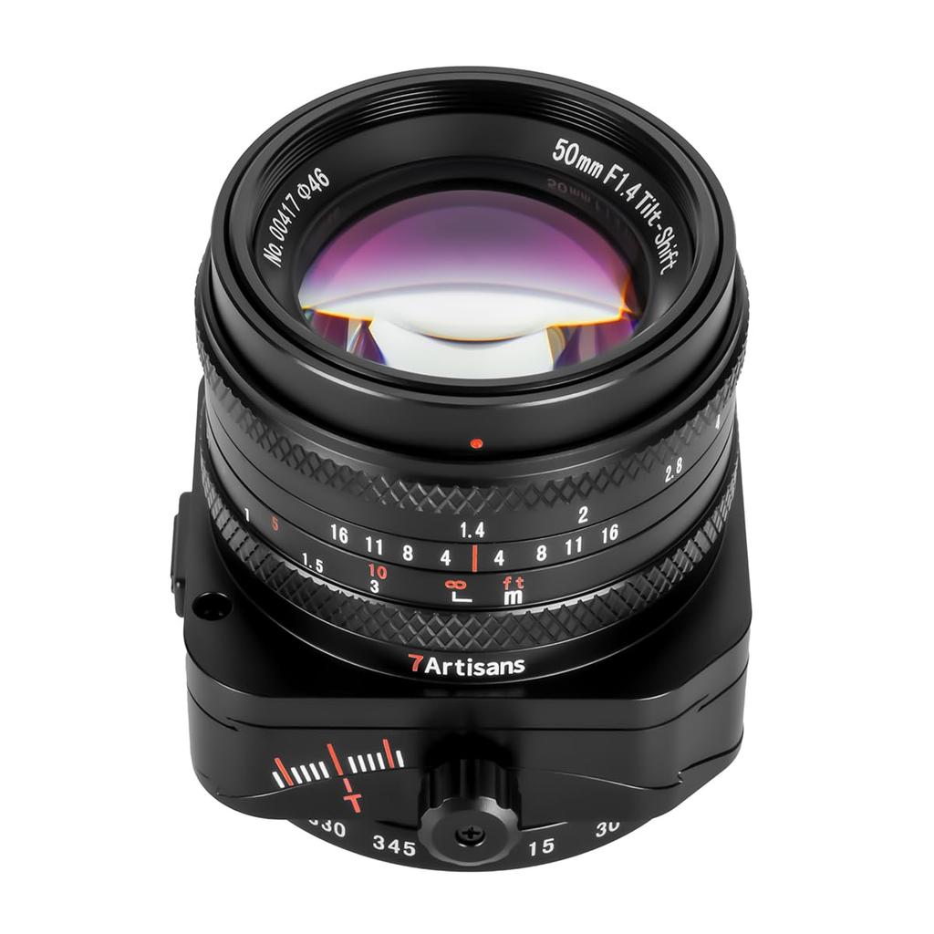 7artisans 50mm Sony фикс тилт тилт-шифт гарантия Tilt-Shift F1.4 APS-C E-mount E-mount объектив, объектив, объектив, & (2 года включено)