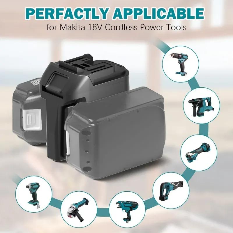 For Makita 18V Li-ion Battery MT18MT 2 in 1 Battery Adapter Converter Compatible with For Makita 18V Battery Cordless Power Tool