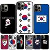 Чехол для телефона с флагом Южной Кореи для iPhone 17 Air 15 16 14 13 12 Pro Max 11 Pro Max Plus Coque Shell