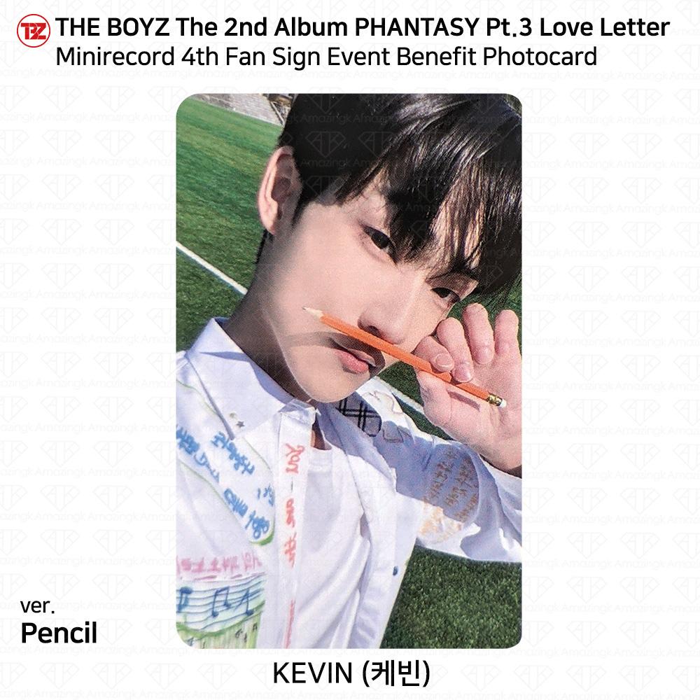 THE BOYZ Минизапись Phantasy Pt.3 Love Letter, 4-я благотворительная фотокарточка с фан-знаком