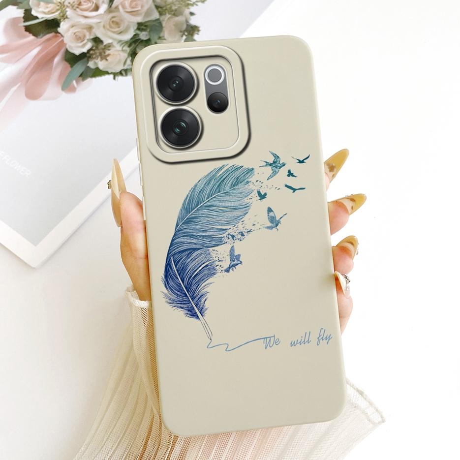 Чехол для Vivo V70 5G V2538 Роскошный Чехол с Художественной Росписью Мягкий Силиконовый Чехол Для Vivo V70 Elite V2548 V 70 VivoV70 FE V70FE V2550 Сумки