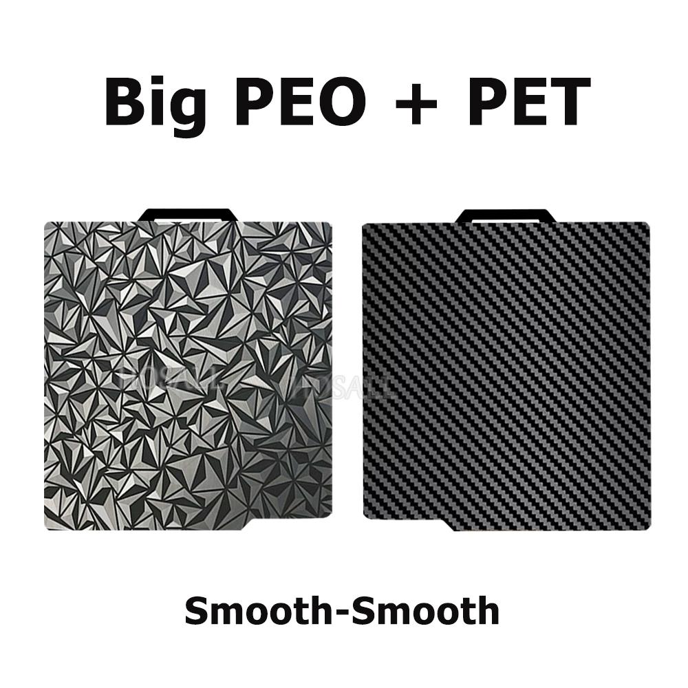 X1C P1P P1S A1 X1 Строительная пластина для Bambu Lab Пластина Гладкий лист PEI PEO PET для 3D-принтера Bambulabs x1 p1p Пластина с эффектом подогреваемого стола