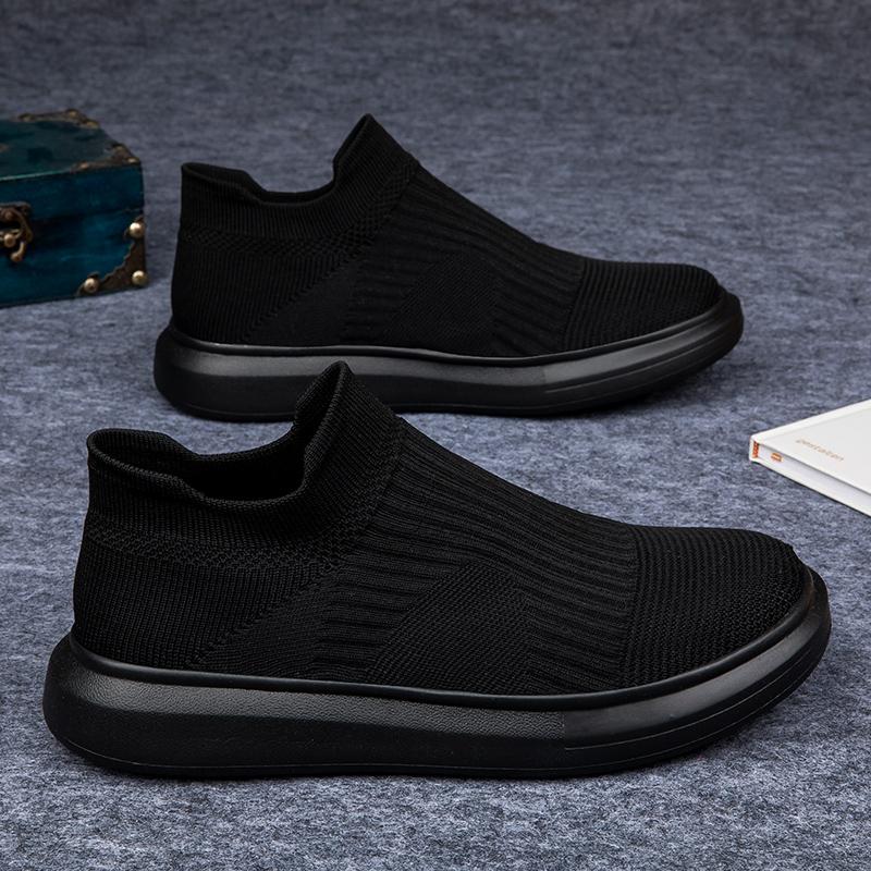 Мужская повседневная обувь на шнуровке, легкие мужские кроссовки для ходьбы, удобные балетки с сетчатой вставкой, дышащие мужские туфли без застежек, мокасины для отдыха