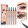 Stylish 4D Waterproof and Sweatproof and Long-lasting Makeup Four-pronged Liquid Eyebrow Pencil