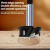 35mm/1.37inch Three-blade Hinge Hole Opener Woodworking Door Cabinet Desktop Plank Wood Hinge Hole Puncher Locator
