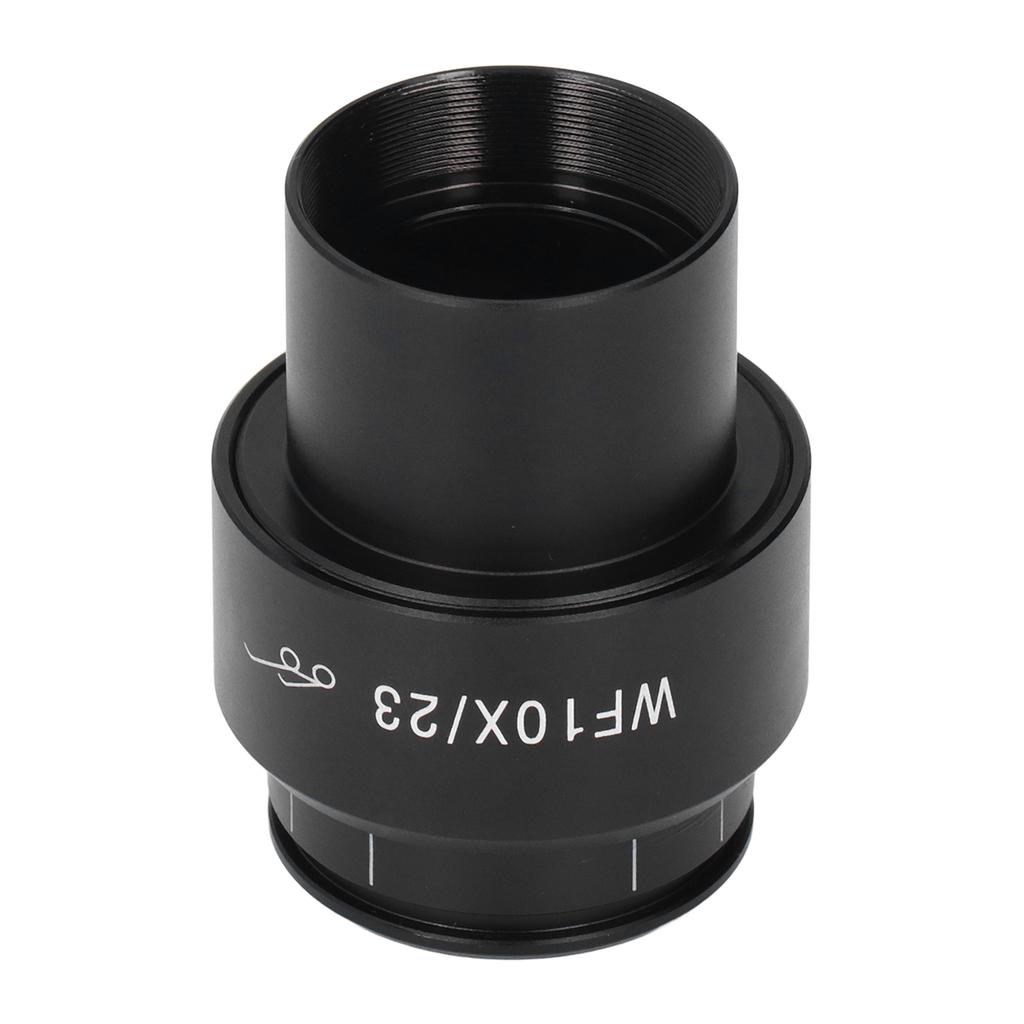 30mm Interface Microscope Lens Wide Angle WF10X/23 Diopter Adjustable Eyepiece with Sheath