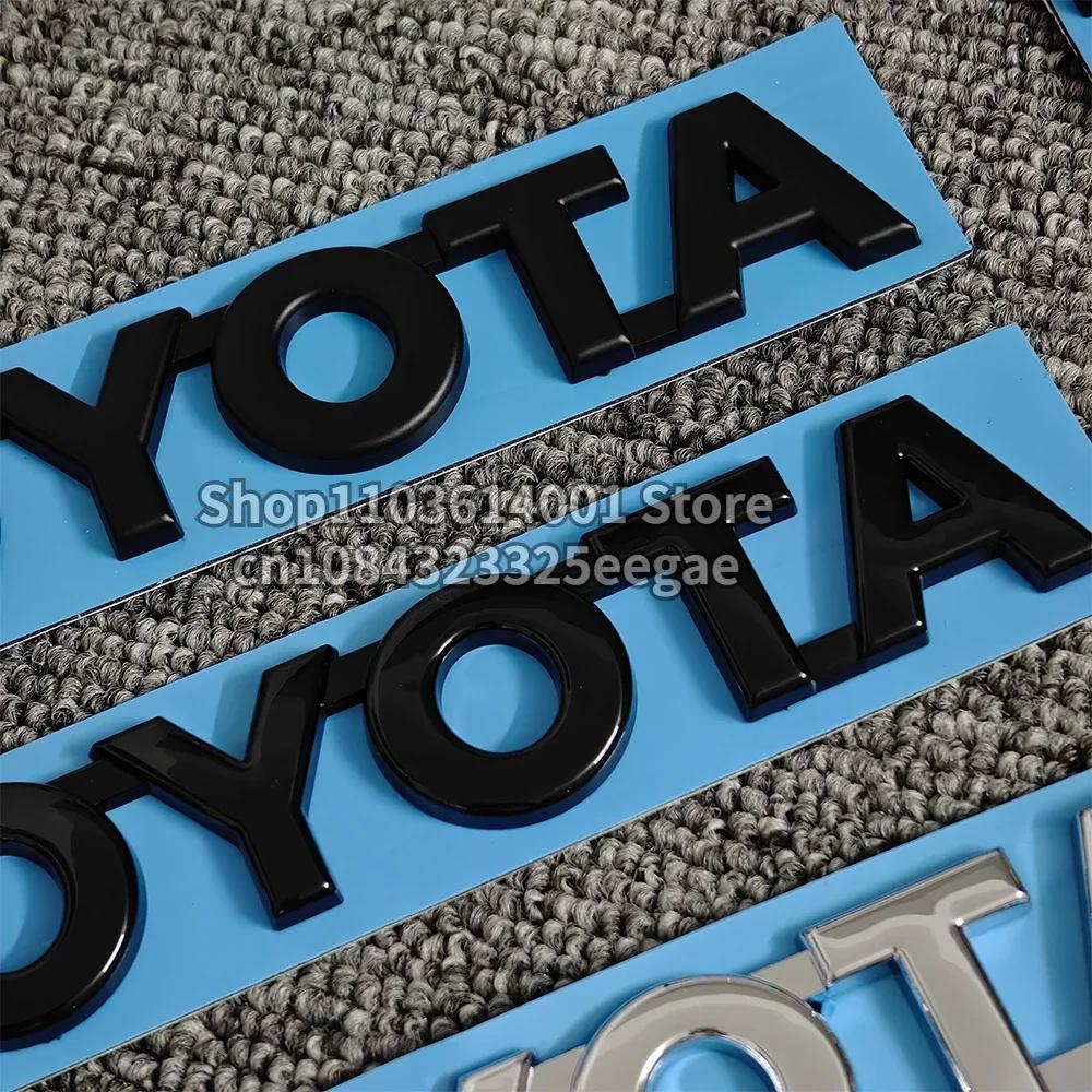 Задний значок-буква на багажник для замены Toyota RAV4 Corolla Camry Prado REIZ CHR 86 Avalon Highlander Verso Tacoma