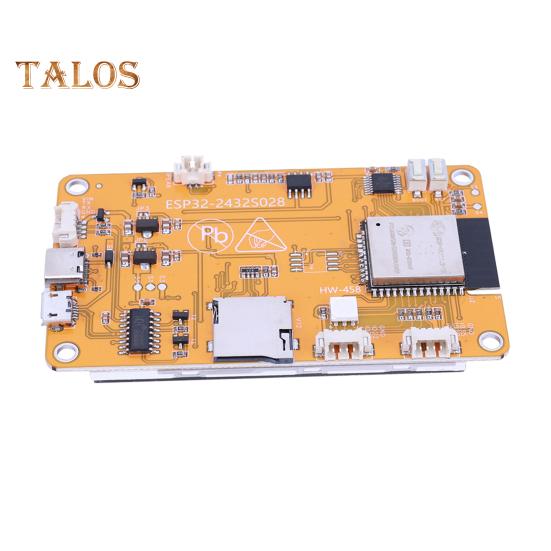 Плата разработки с поддержкой Bluetooth и 2,8-дюймовым интеллектуальным дисплеем, Wi-Fi-модулем, универсальным маломощным двухъядерным процессором