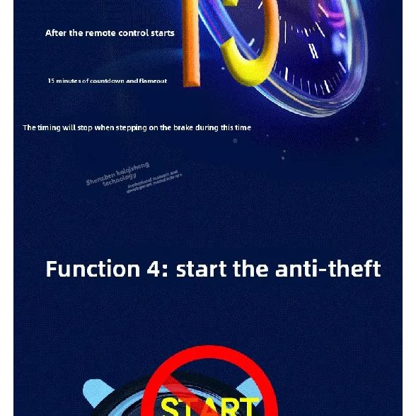 Mobile Phone Control Car 24V Truck Modification Remote Start One-click Start Car Anti-theft Device