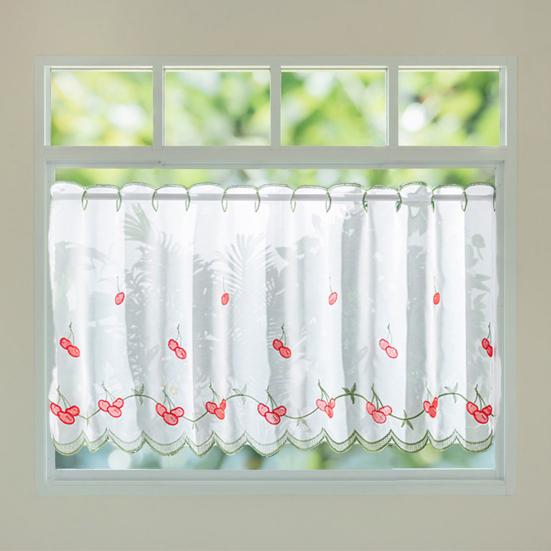 Короткие шторы Yousheng, устойчивые к разрывам, с сильным светофильтром, быстросохнущие, с эффектом драпировки, с тонкой вышивкой, оконная марля, аксессуар для спальни