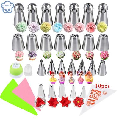 Факел в виде листа Русский тюльпан Насадки для глазури Насадки для крема Насадки для кондитерских изделий из нержавеющей стали Кондитерский инструмент Мешок для выпечки