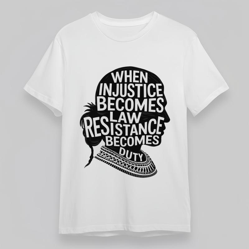 Women's Plus Size Classic T-Shirt Mens Womens Tees Top Braided Hair Silhouette Graphic Cotton Tee USA