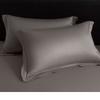 Premium 100% Long Staple Cotton Pillowcase Set 48x74cm Pair Soft Sateen Finish Solid Color Luxury Bedding Single Pillow