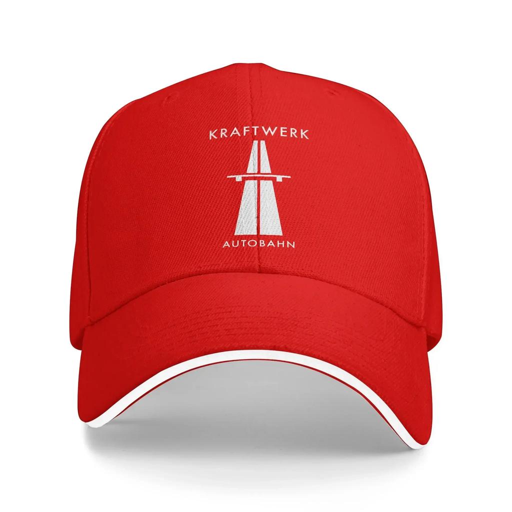 Unisex Women Kraftwerk Band Autobahn Album Hats Fashion Baseball Cap Sun Hat Golf Headewear Adjustable Fit