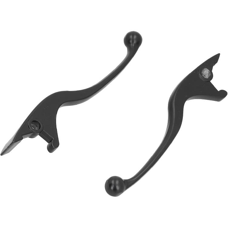 Brake Handle Lever, 2PCS Brake Handle Lever Aluminum Alloy Black Replacement for Motorcycle Moped ATV