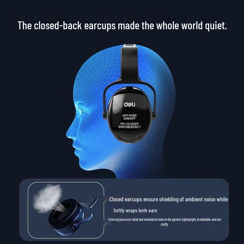 Deli DL523012 Шумоподавляющие наушники