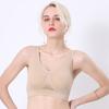No steel ring vertical mesh large size underwear women's sports yoga fitness sleep bra vest type gathering underwear women